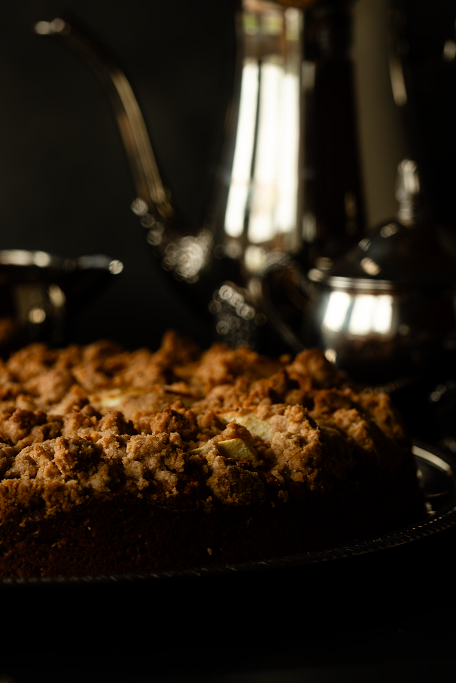 Apfel-Kürbis-Kuchen Kürbis Herbst Apfel Pumpkin-Spice krimiundkeks
