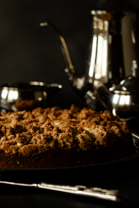 Apfel-Kürbis-Kuchen Kürbis Herbst Apfel Pumpkin-Spice krimiundkeks