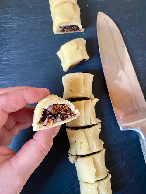 Cucciddati Buccellati Sizilien Plätzchen Weihnachten Feigen krimiundkeks